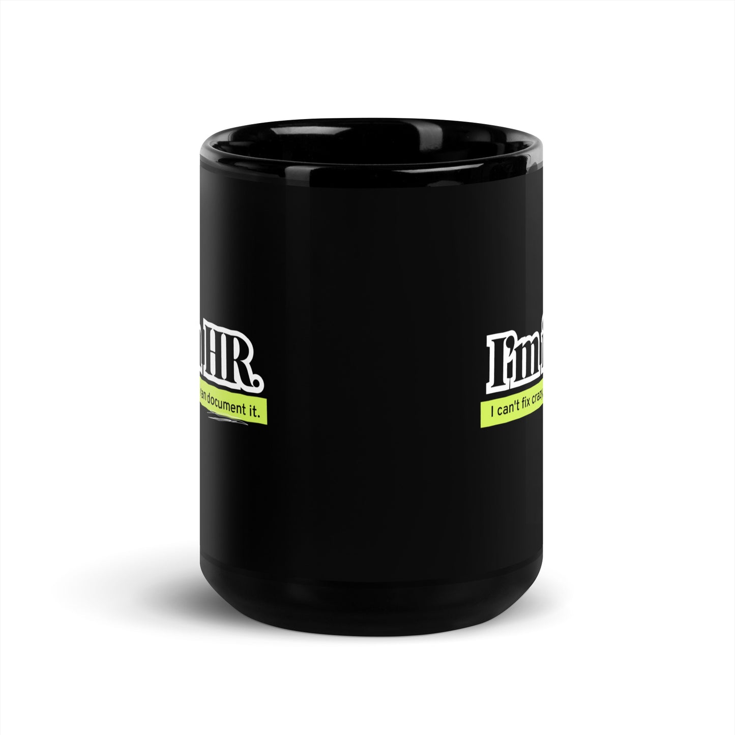 "Document It" Black Mug