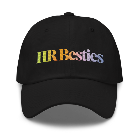 Rainbow HR Besties Embroidered Dad Hat