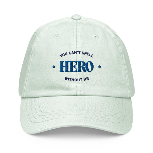 "You can't spell HERO without HR" Embroidered Baseball Hat