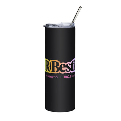 Hot Pink HR Besties Stainless Steel Tumbler