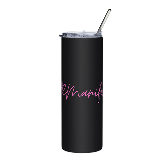 Hot Pink HR Manifesto Stainless Steel Tumbler