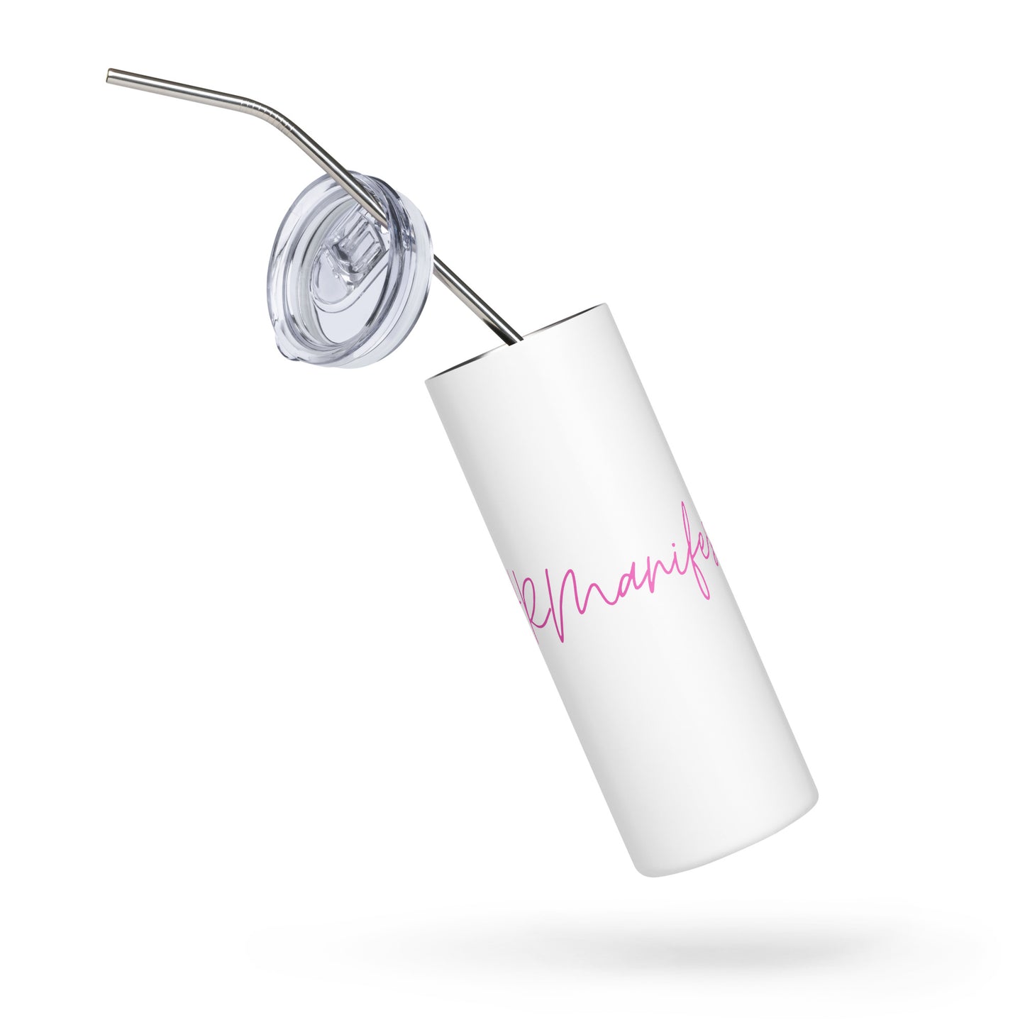 Hot Pink HR Manifesto Stainless Steel Tumbler