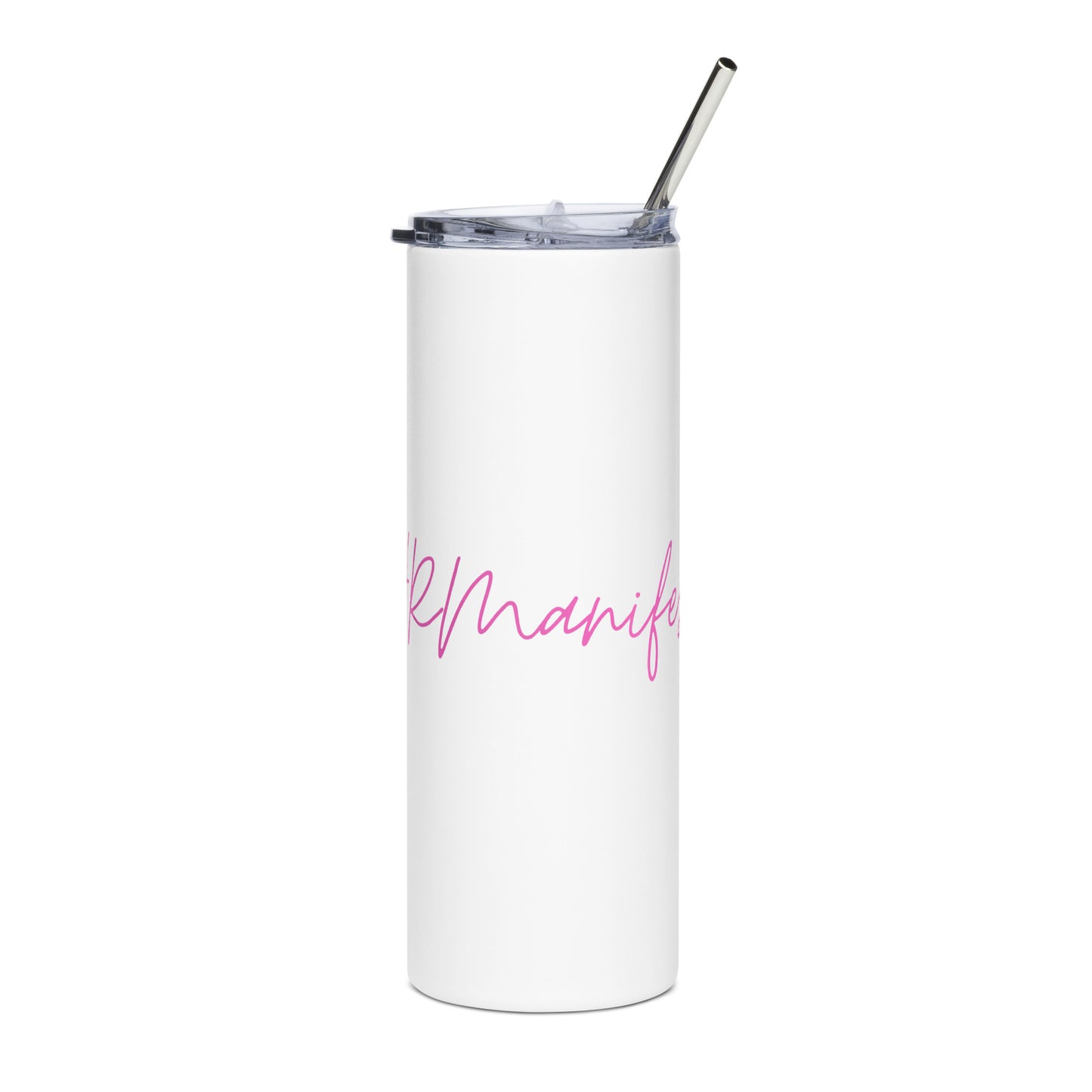 Hot Pink HR Manifesto Stainless Steel Tumbler