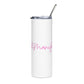 Hot Pink HR Manifesto Stainless Steel Tumbler