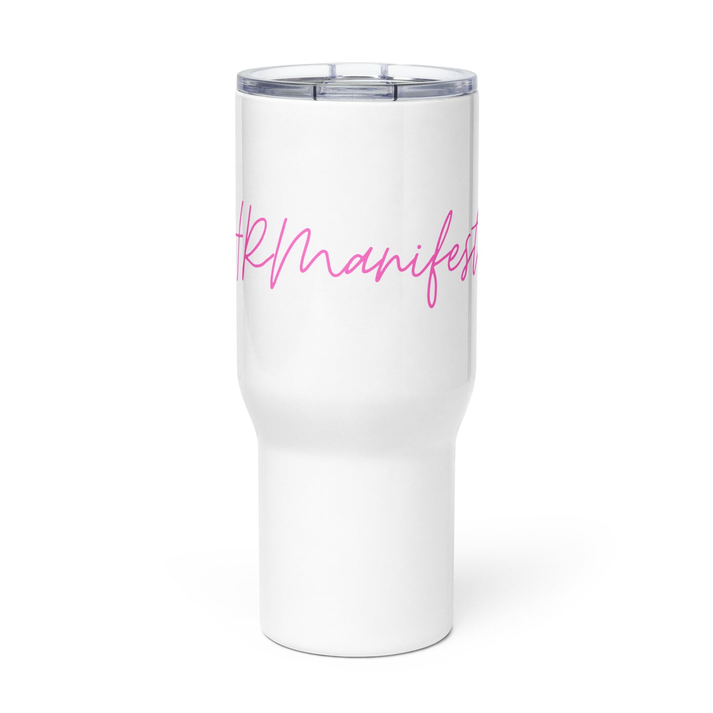 Hot Pink HR Manifesto Travel Mug