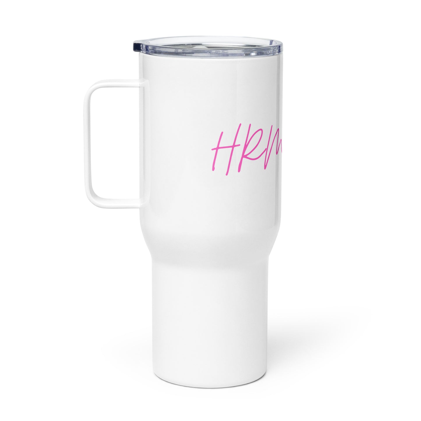 Hot Pink HR Manifesto Travel Mug