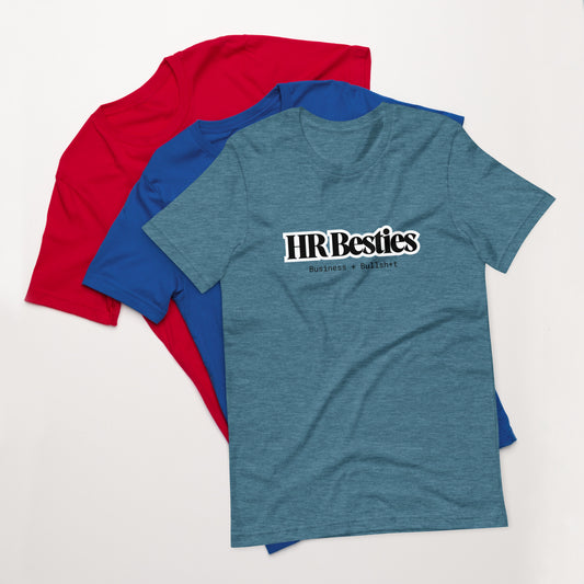HR Besties Logo B+W T-shirt unisexe