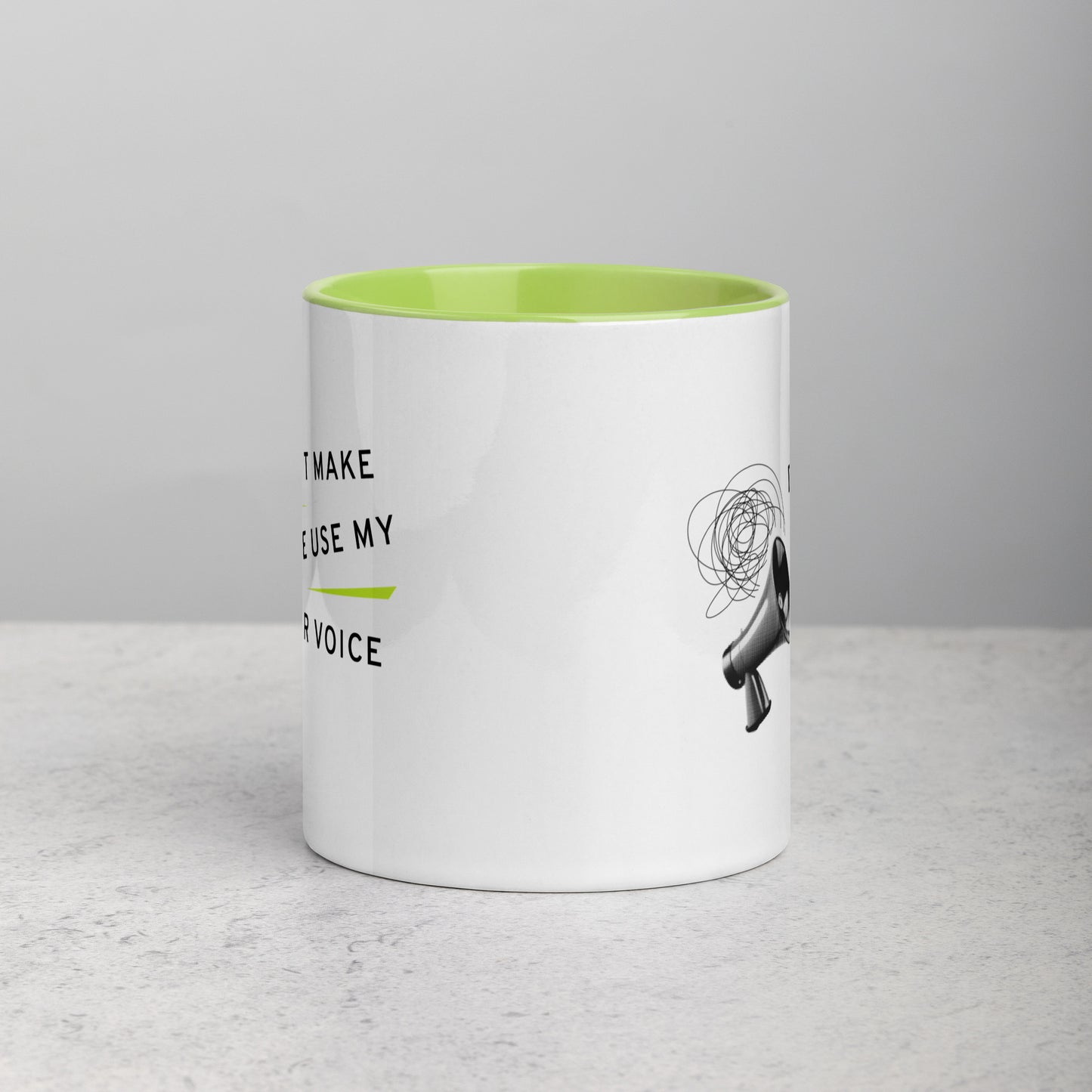 "HR Voice" Green Mug