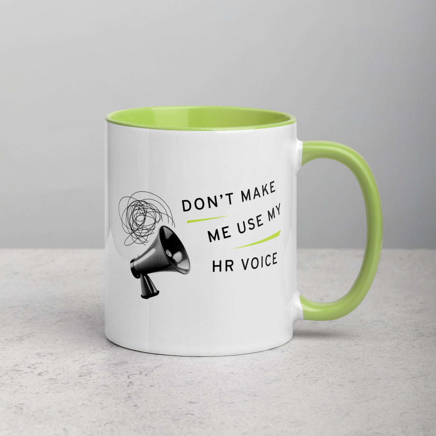 "HR Voice" Green Mug