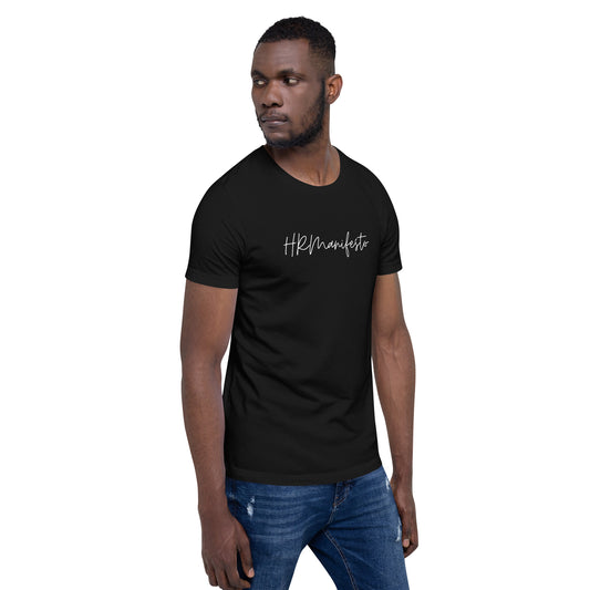 "HRManifesto" Logo Short-Sleeve Unisex T-shirt